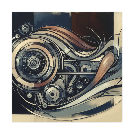 Mechanical Motion Unleashed - Canvas