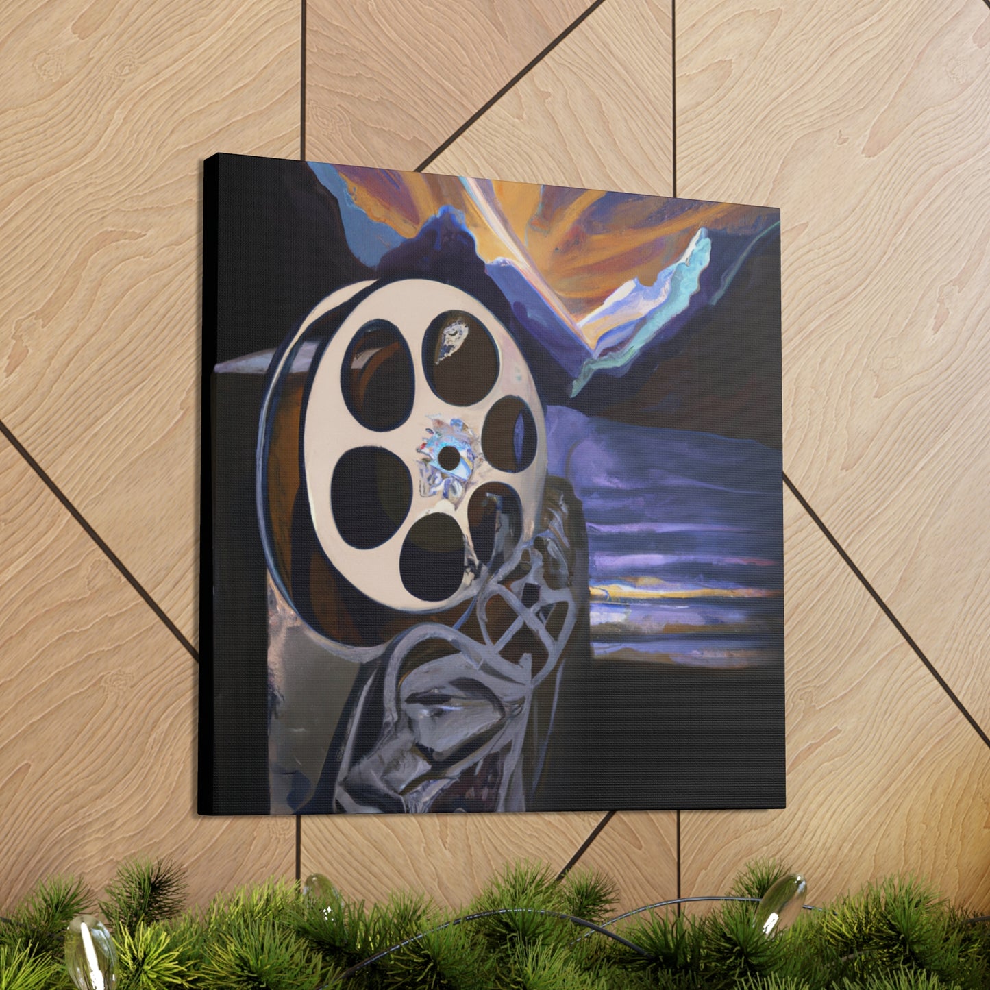 "Vintage Reel Memories" - Canvas