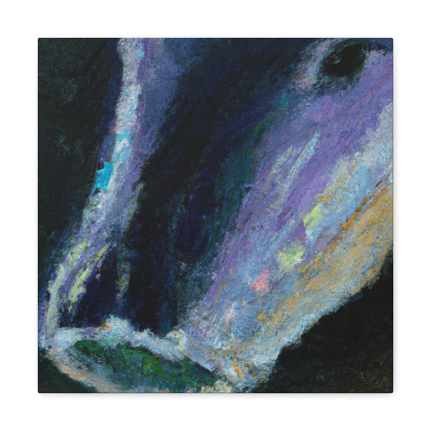 "Bowhead Whale Impressionism" - Canvas