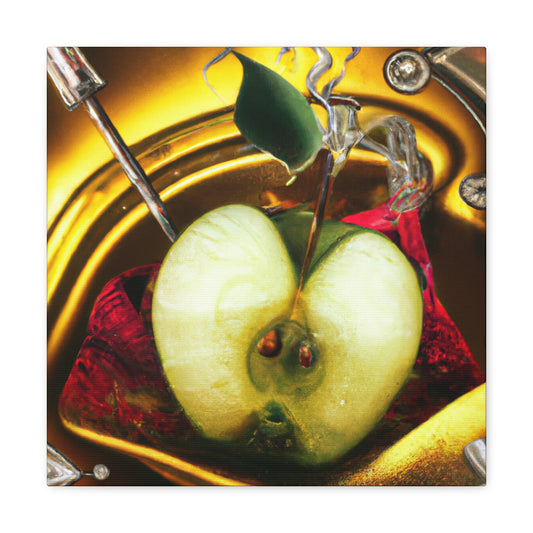 "Apple Adorned in Rococo" - Canvas