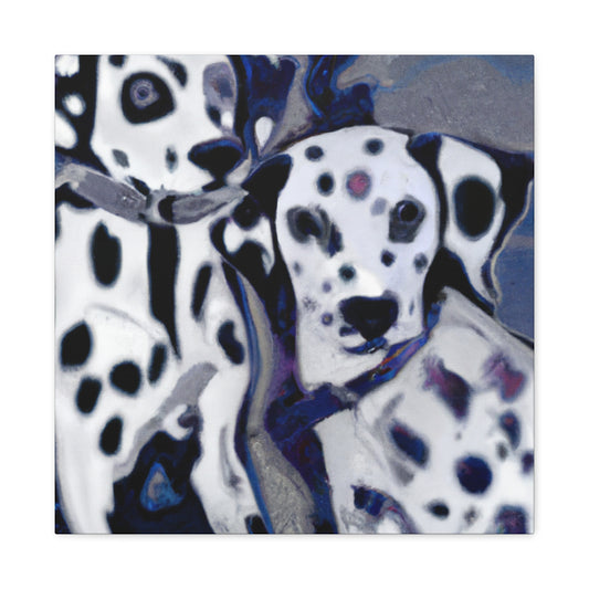 Dalmatian Abstract Expressionism - Canvas