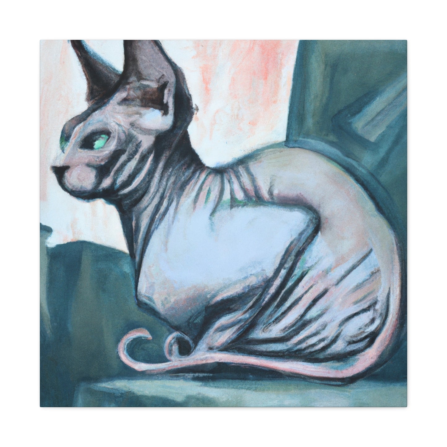 Mysterious Sphynx Art - Canvas