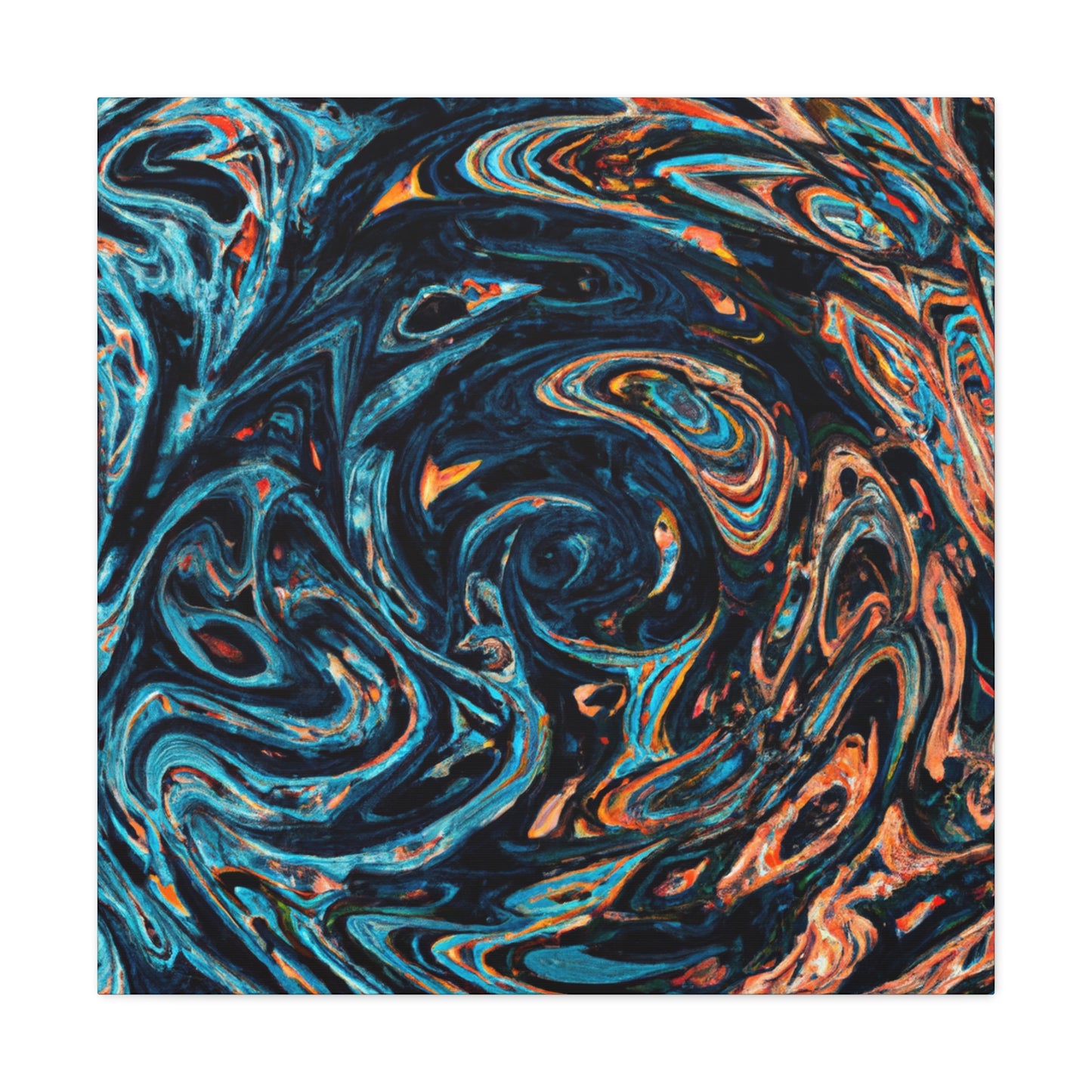 "Starry Sky Swirls" - Canvas