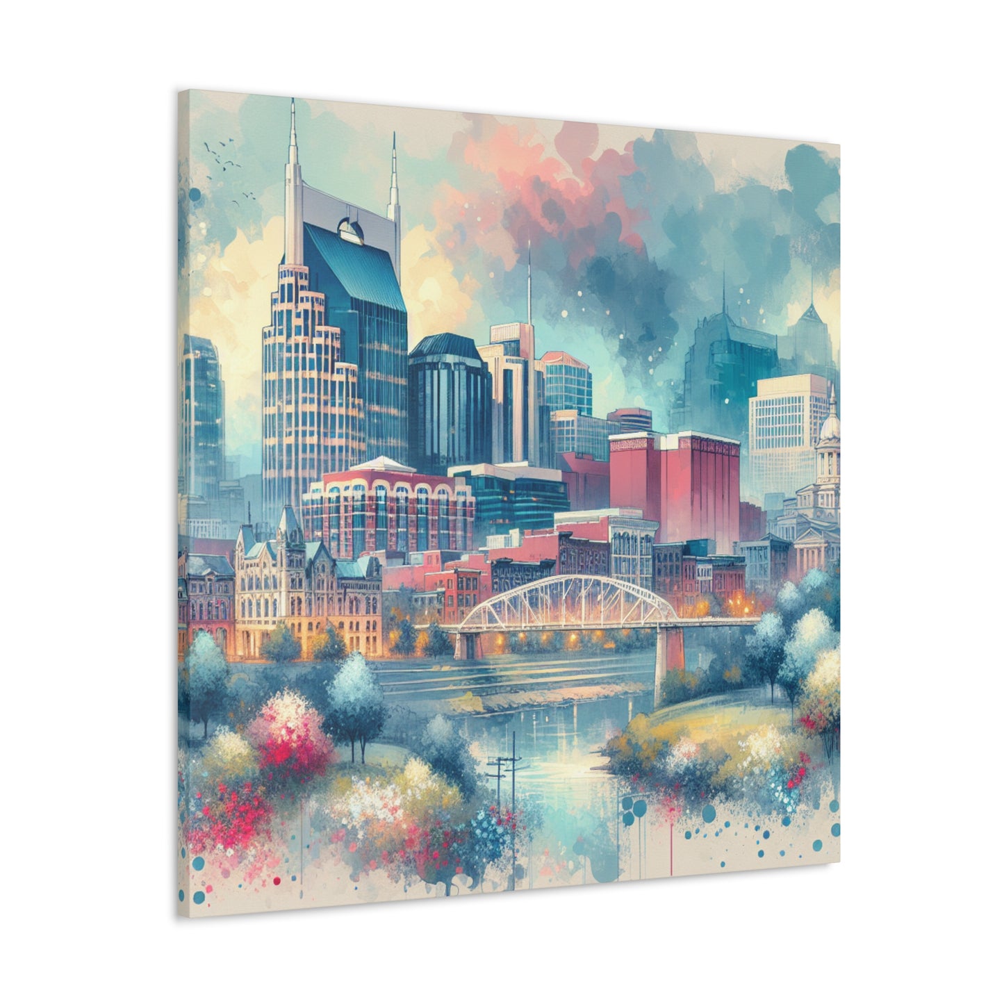 "Melodic City Symphony" - Canvas