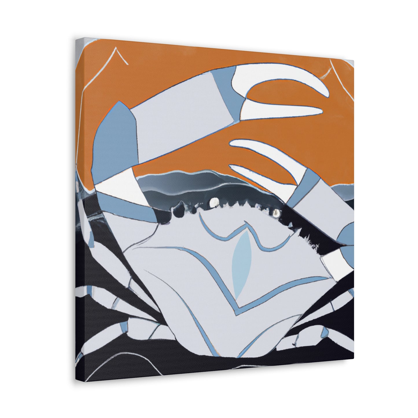 Crab in Art Deco - Canvas