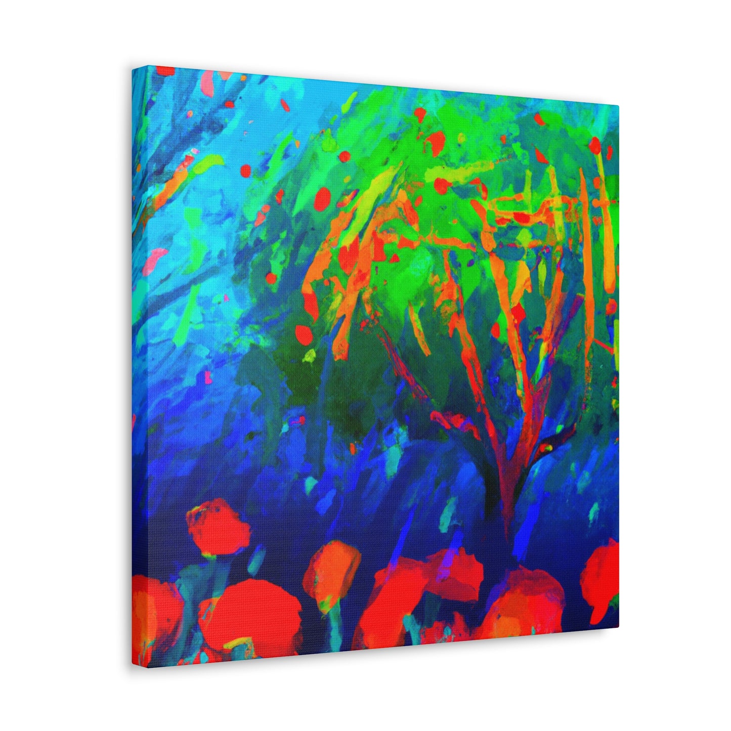 Poppies in Bloom. - Canvas