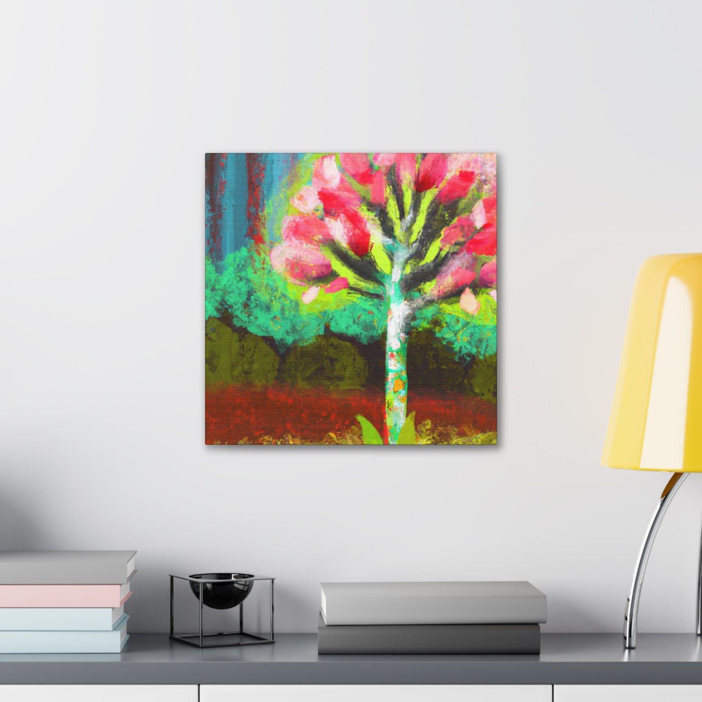 "Dogwood at Dusk Sky" - Canvas