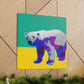 Polar Bear Pop Art - Canvas