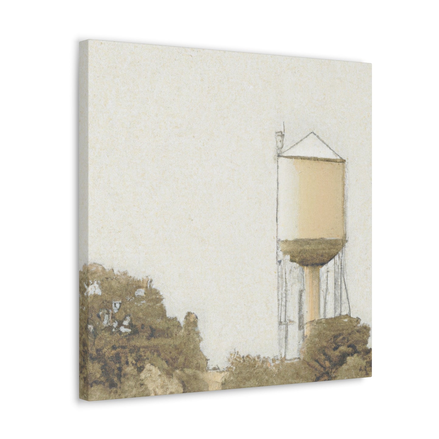 Water Tower Majestica - Canvas