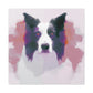 "Border Collie Reflection" - Canvas