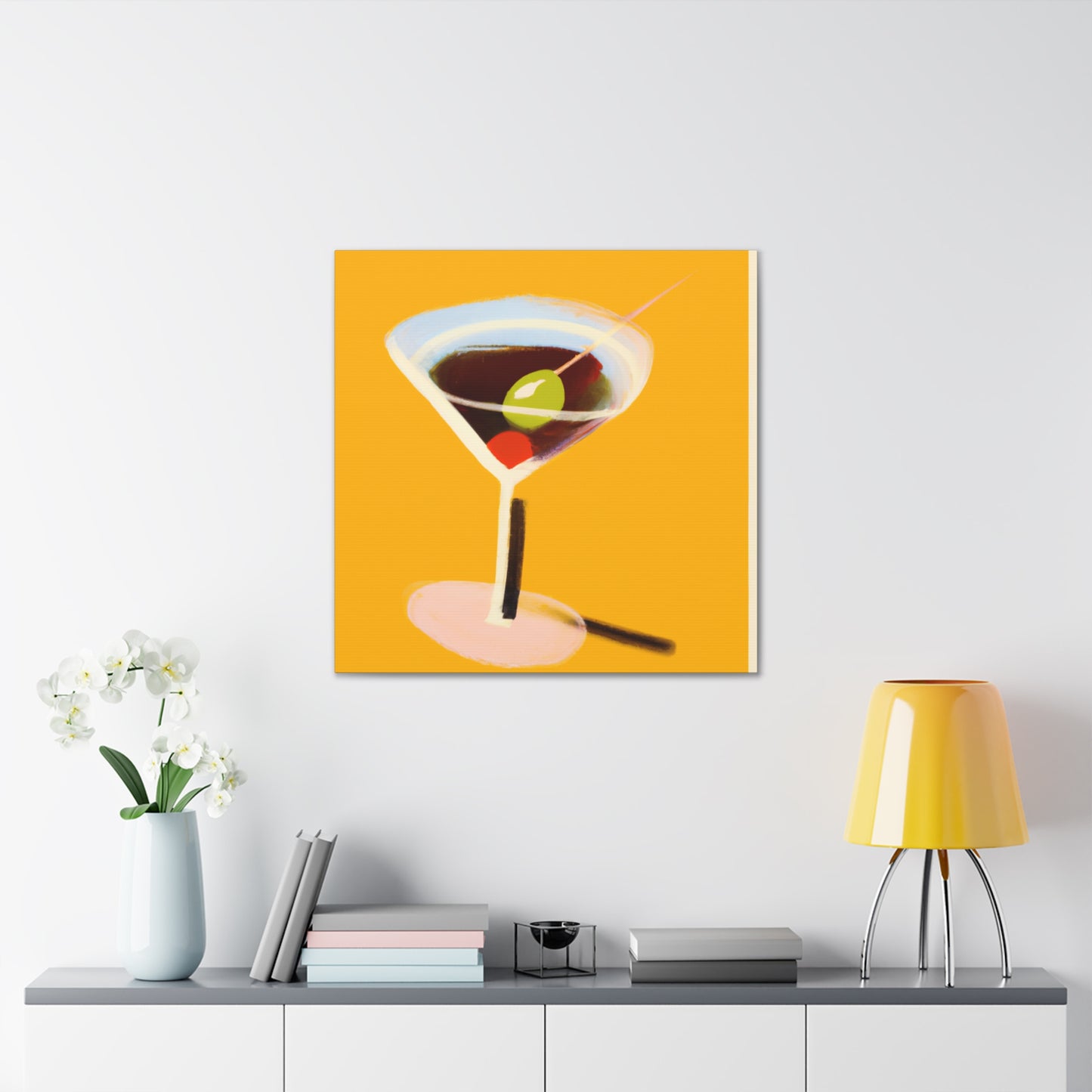 Martinis on a Canvas - Canvas