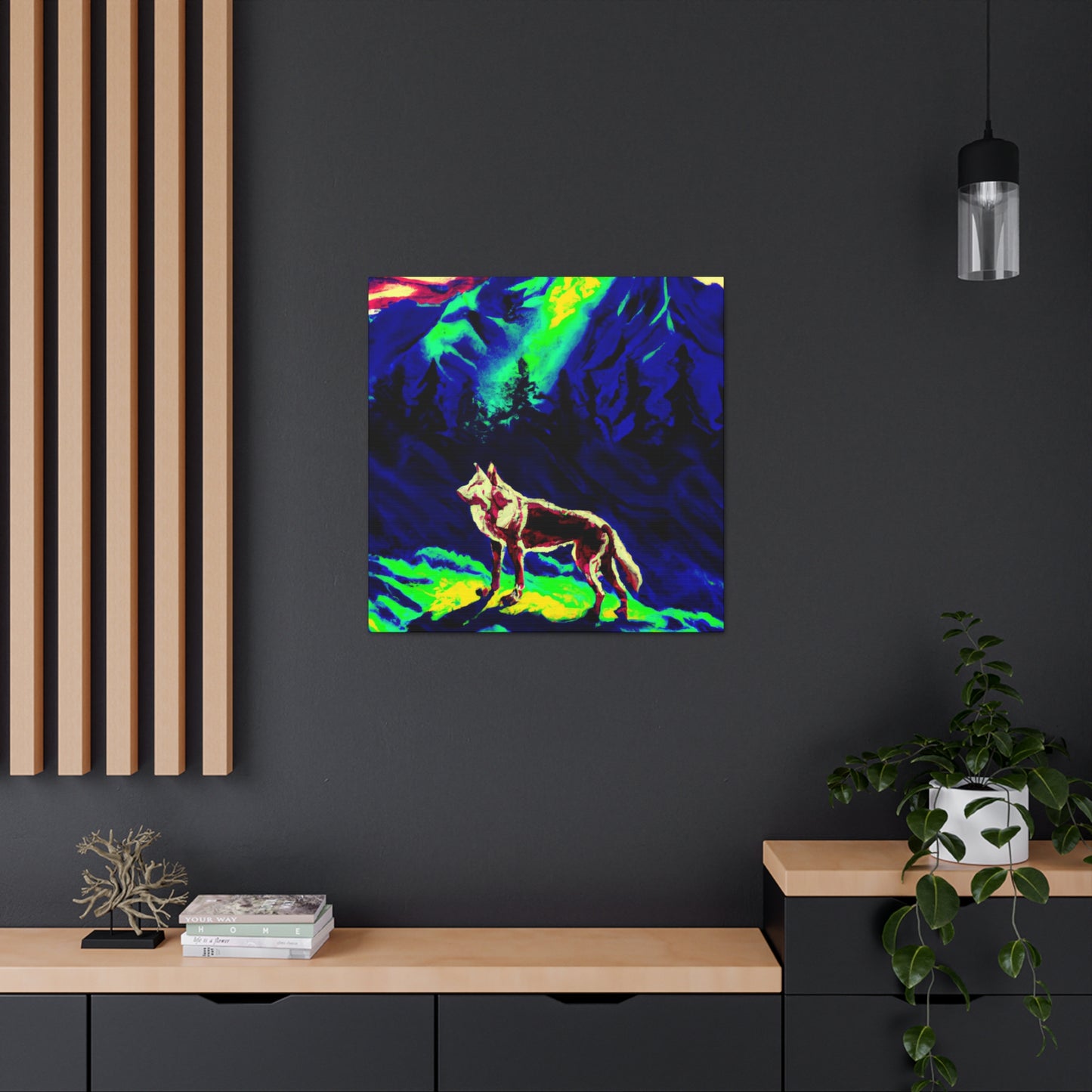 "Wolf Pop Masterpiece" - Canvas