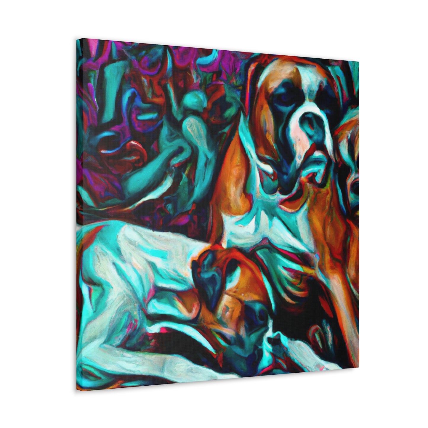 "Boxer at Twilight Dream" - Canvas