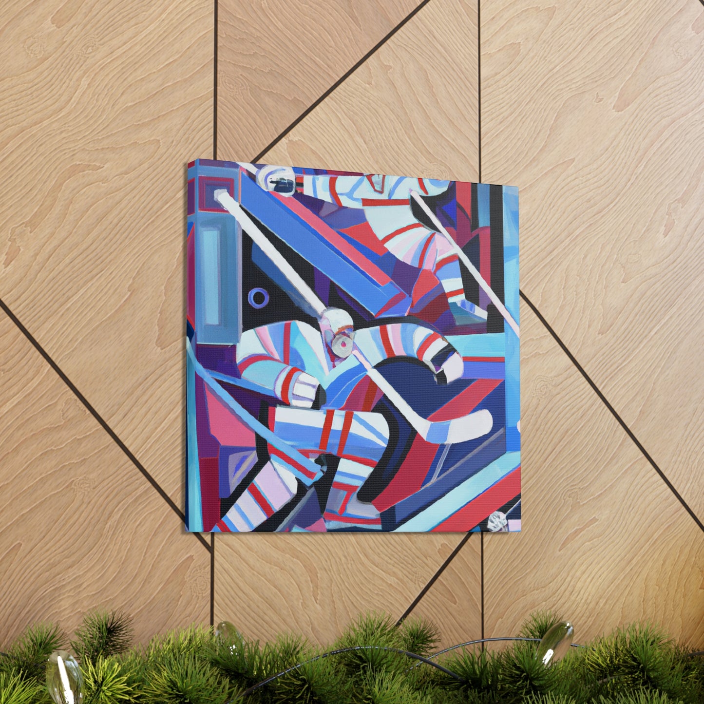 "Hockey's Art Deco" - Canvas