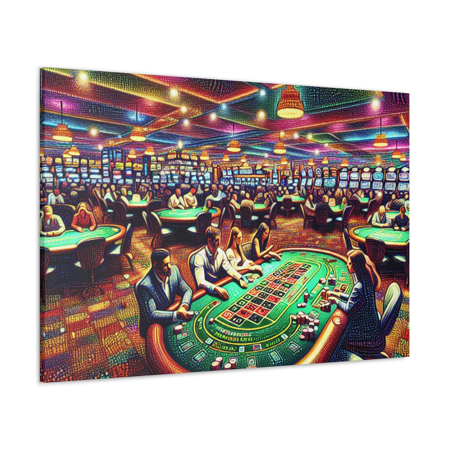 "Glittering Game Floor" - Canvas