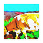 Jersey Cow Expressionism - Canvas