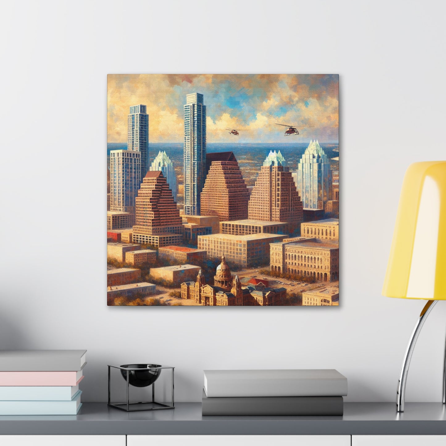 "Vibrant Austin Reverie" - Canvas