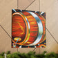 "Whiskey In a Barrel" - Canvas