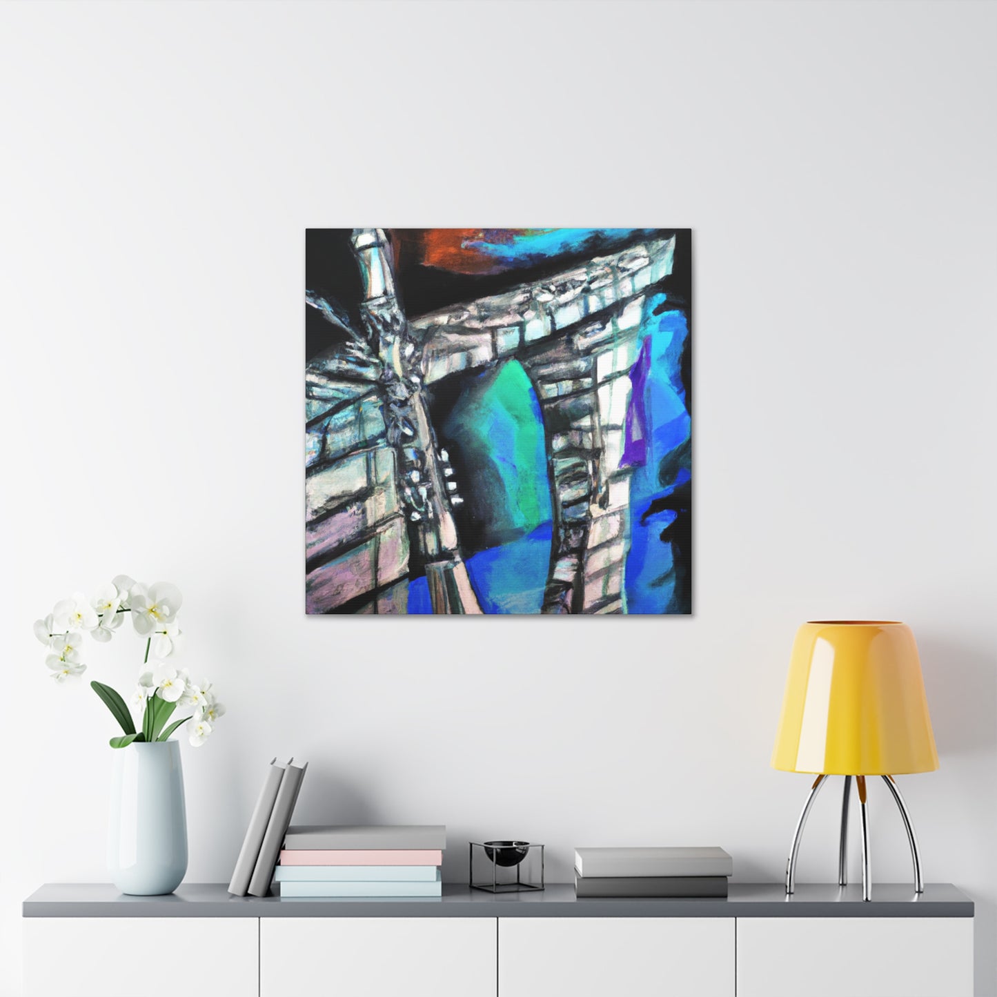 Painted Flute Melody - Canvas