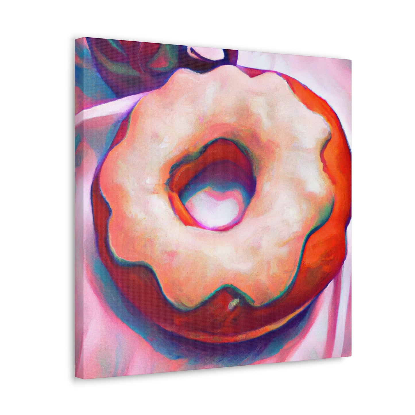 "Glistening Surreal Doughnuts" - Canvas