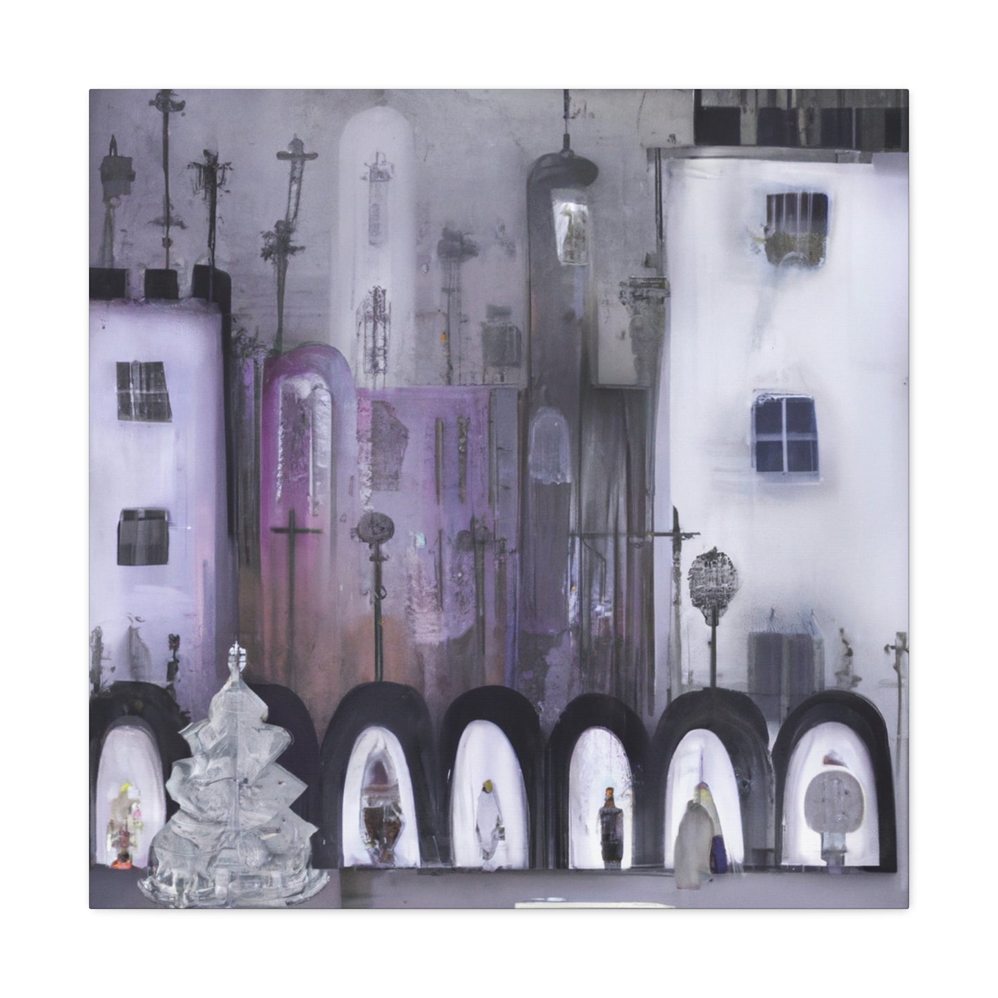 City Square Dreamscape - Canvas