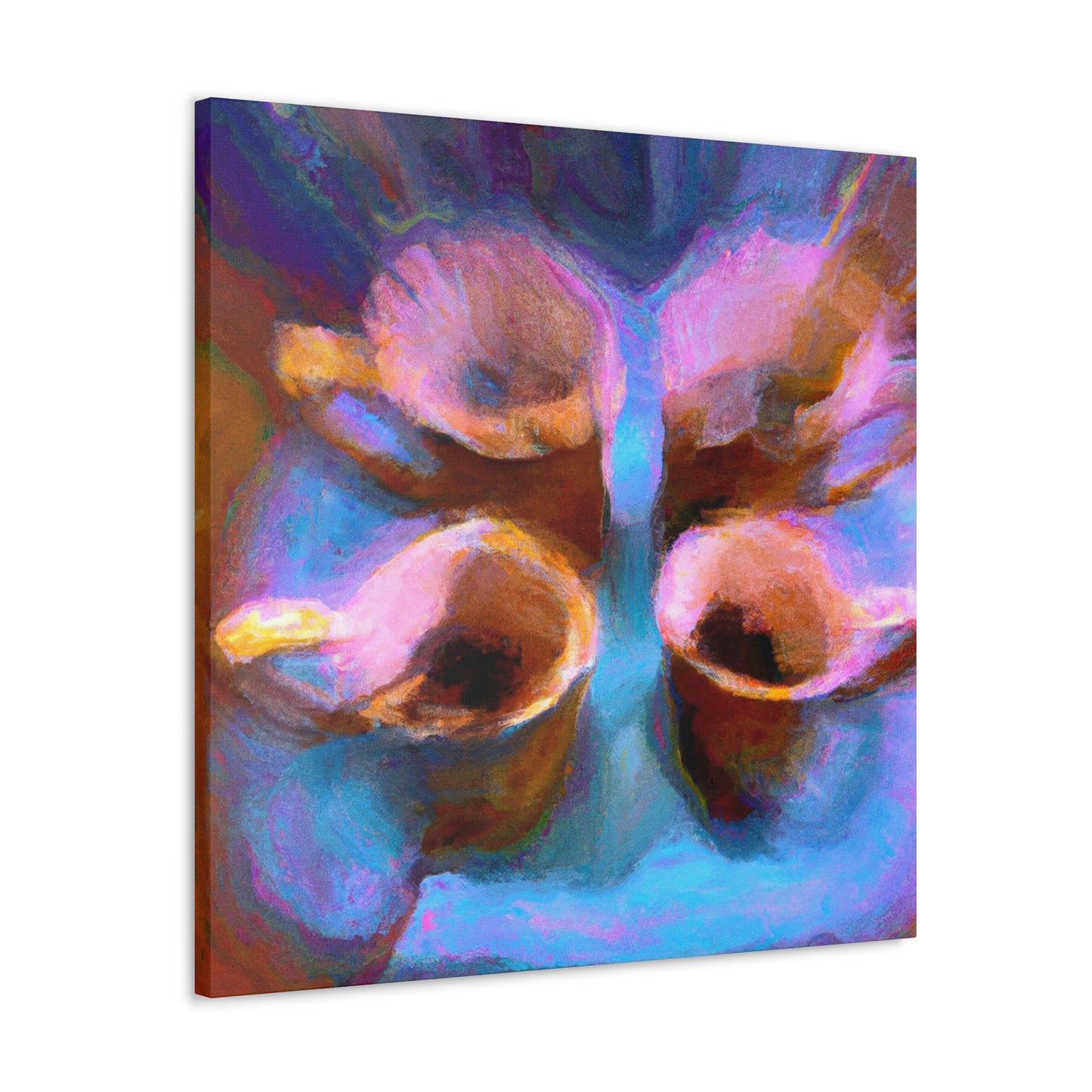 Tea Cup Reflection Dance - Canvas