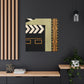 Starry Movie Clapboard - Canvas