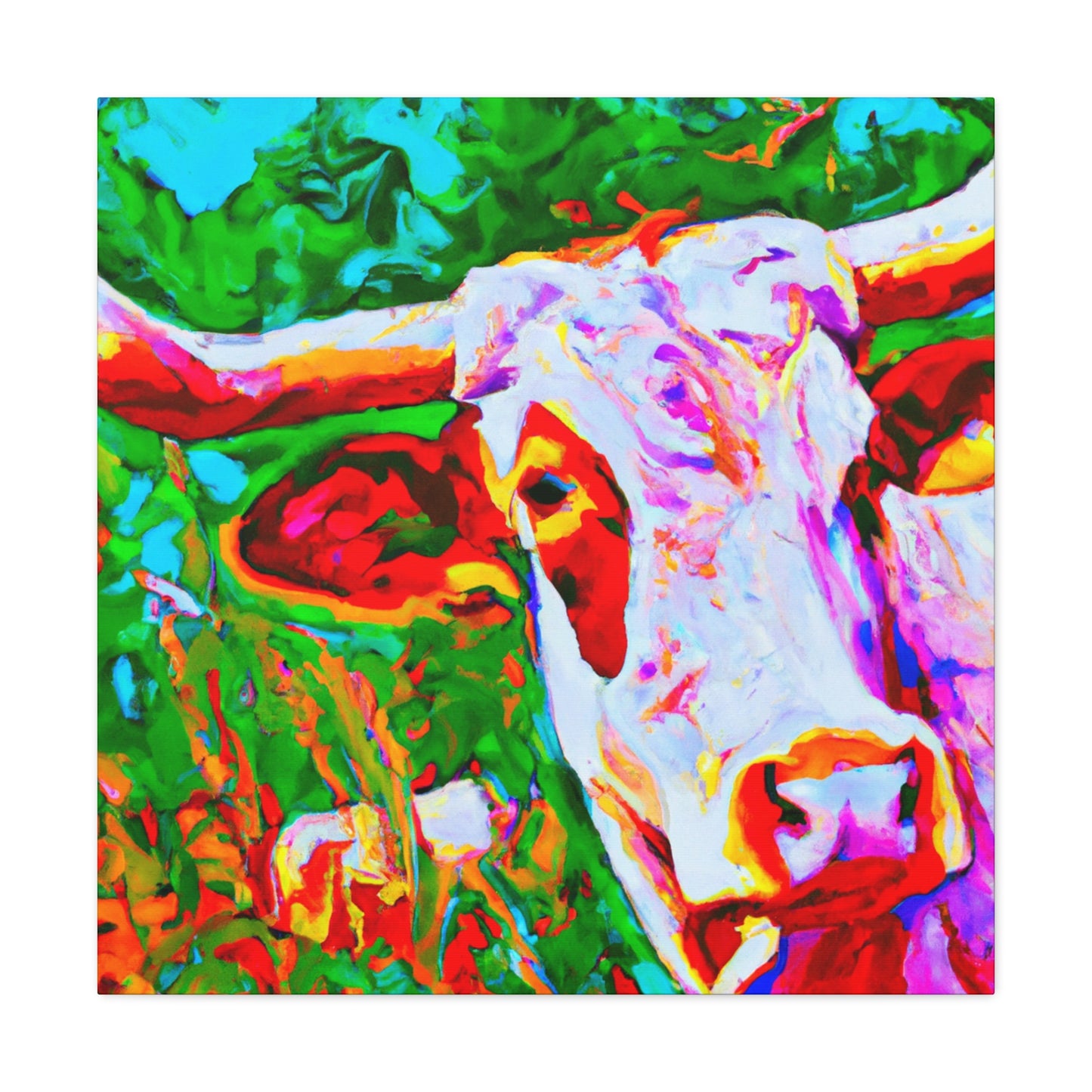 "Texas Longhorn Genealogy" - Canvas