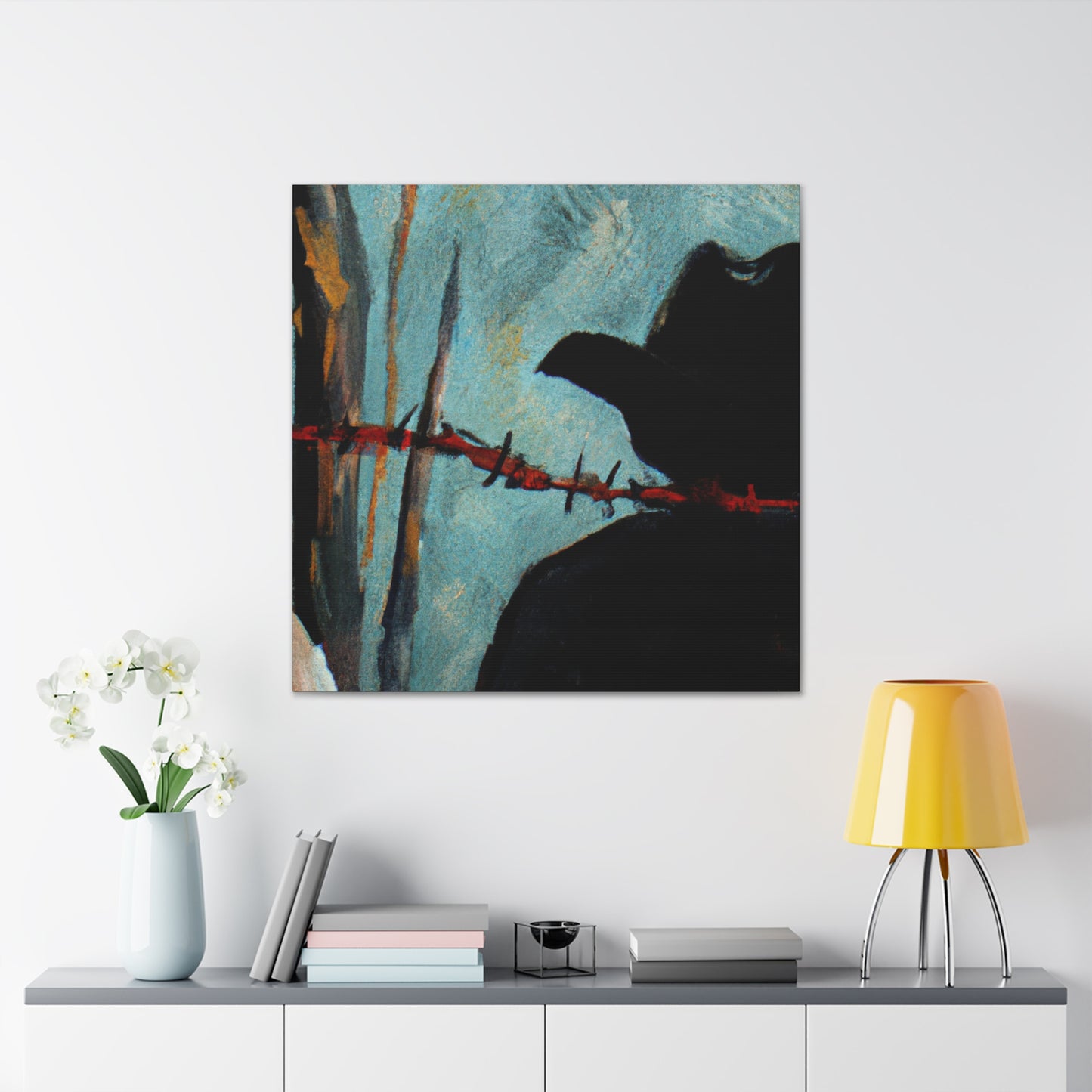 Barbed Wire Dreamscape - Canvas