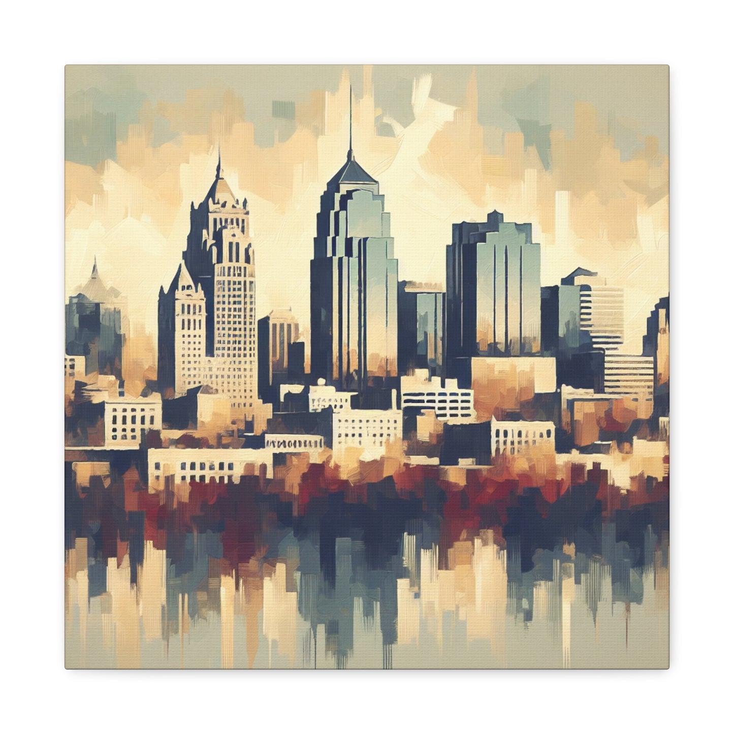 "Urban Symphony: Kansas Reverie" - Canvas