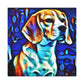 Beagle in Sunrise Glow - Canvas