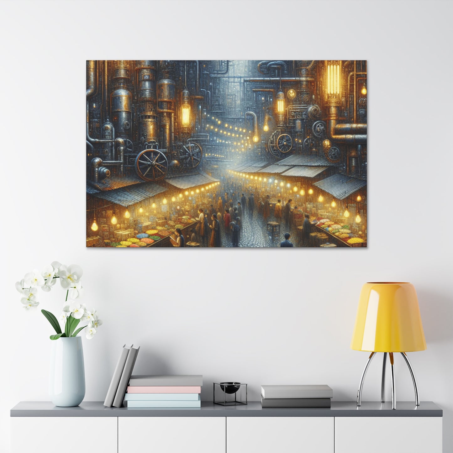 Midnight Bazaar Dreams - Canvas