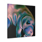 Manatee Graces Water - Canvas