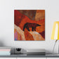 "Brown Bear Expressionism" - Canvas