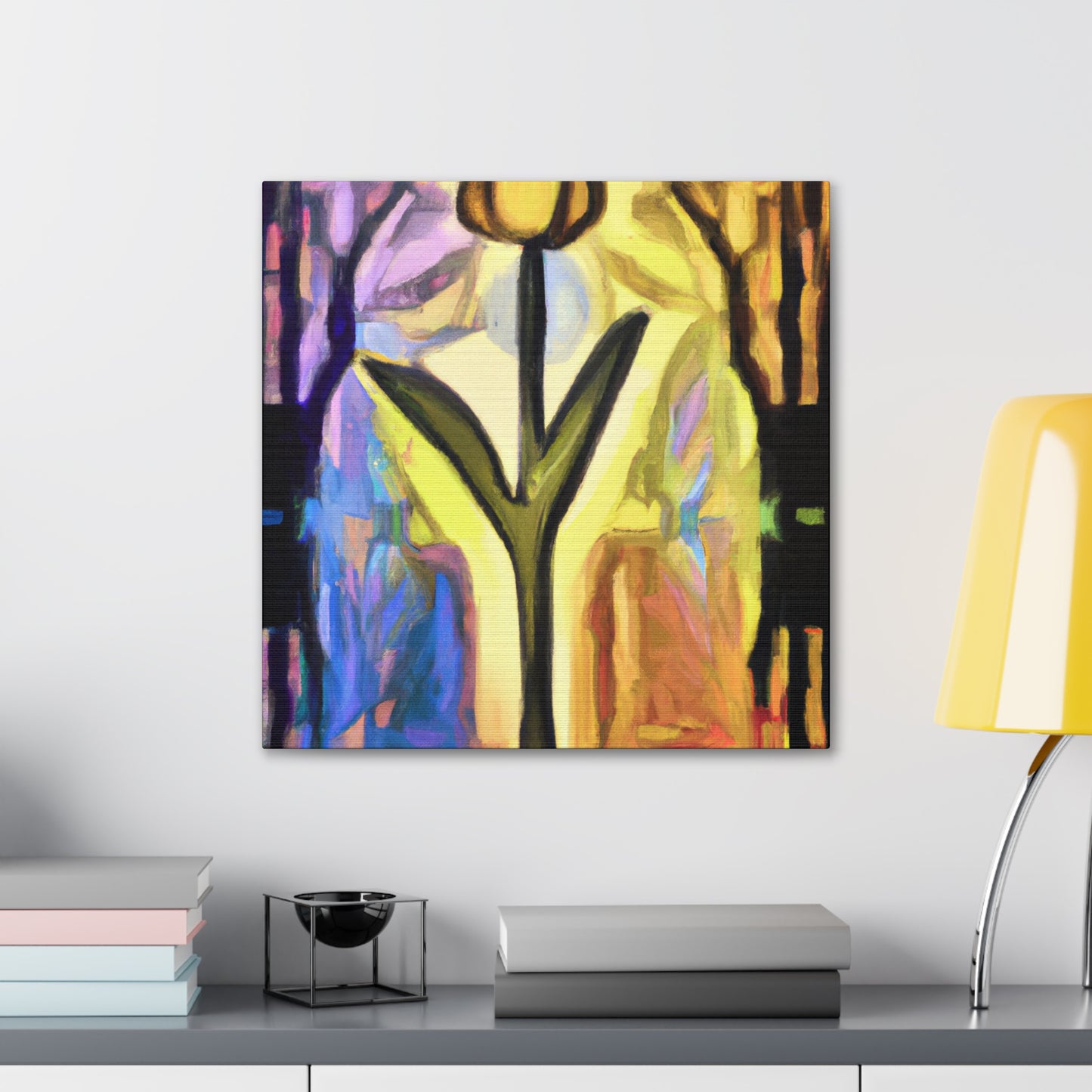 Tulip Fields in Bloom - Canvas