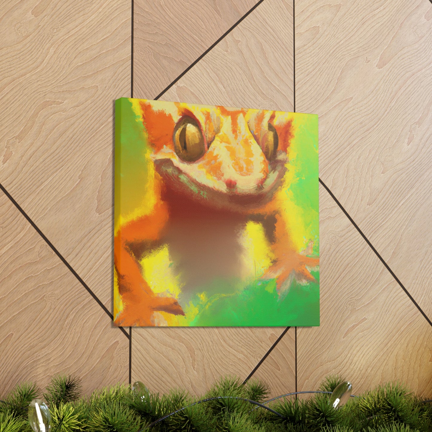 Crested Gecko Hues - Canvas