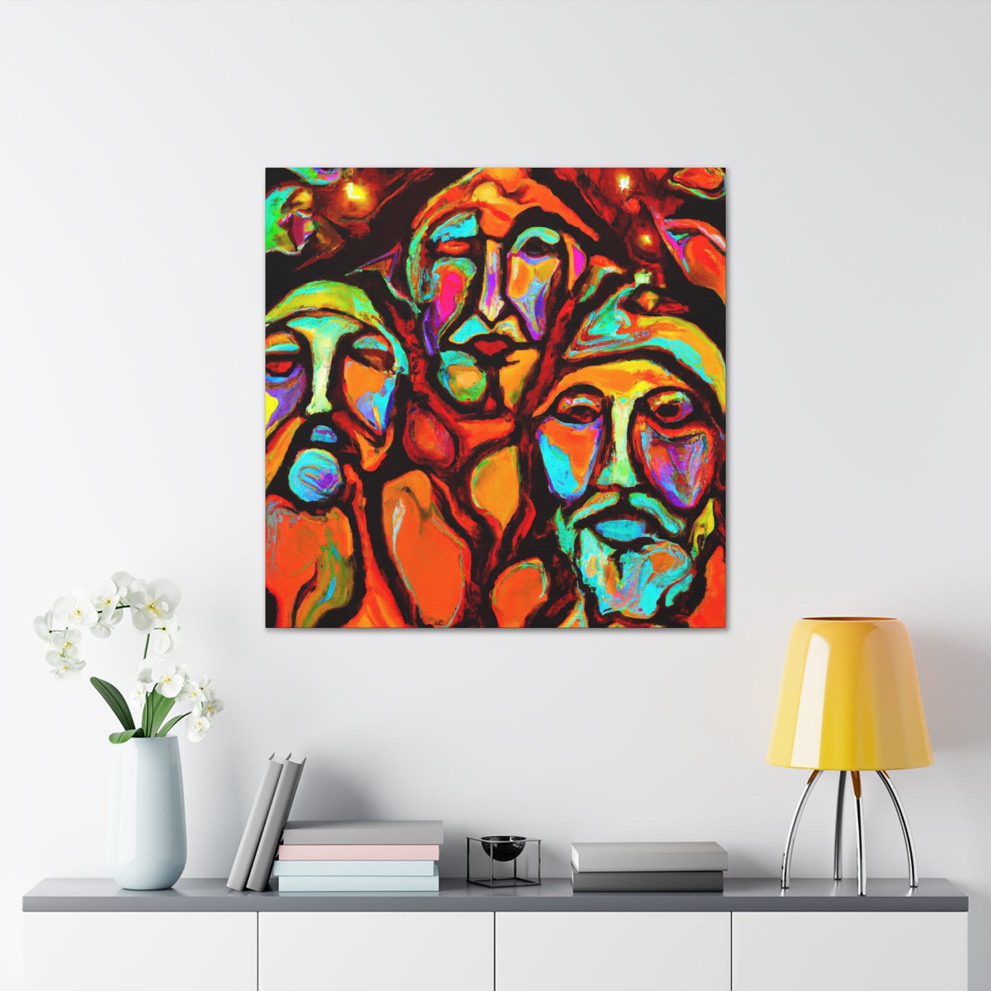 Wise Men's Journey Home - Canvas