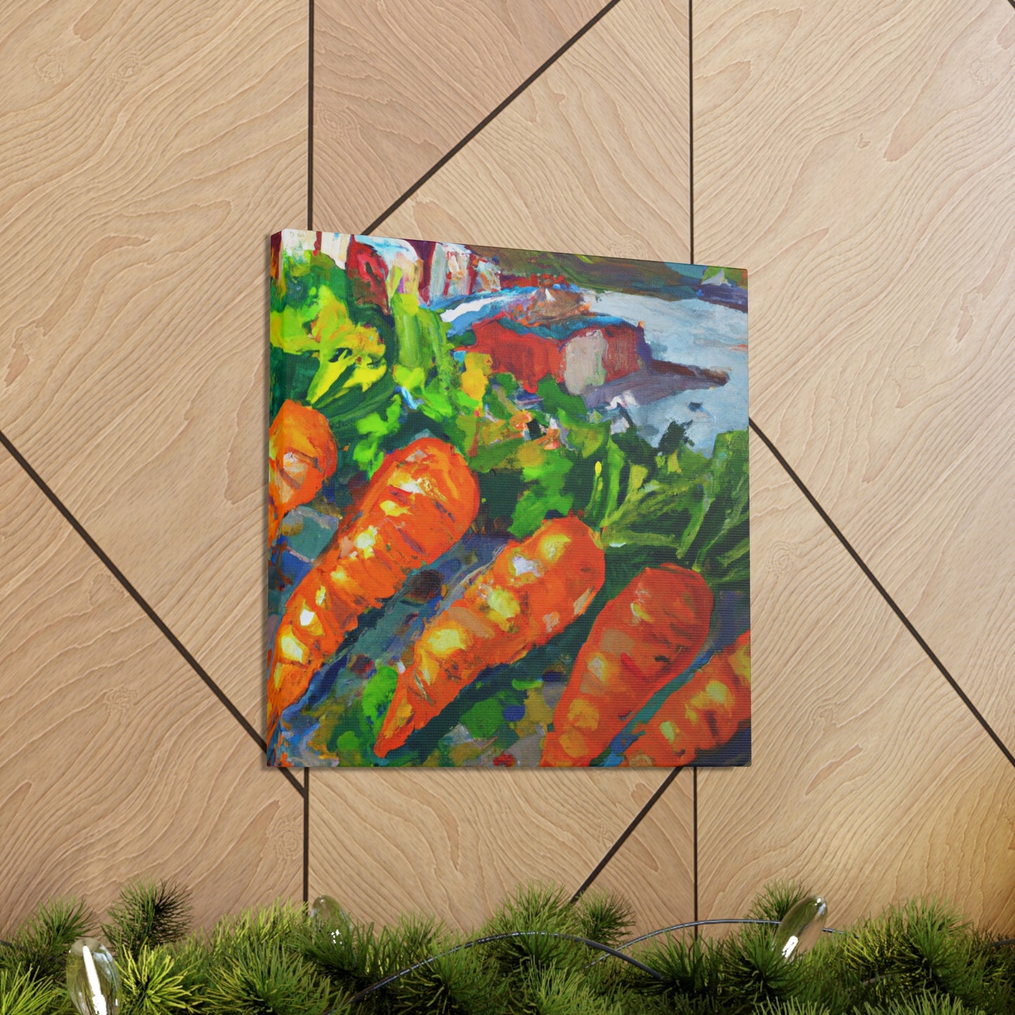 Carrots in Impressionism - Canvas