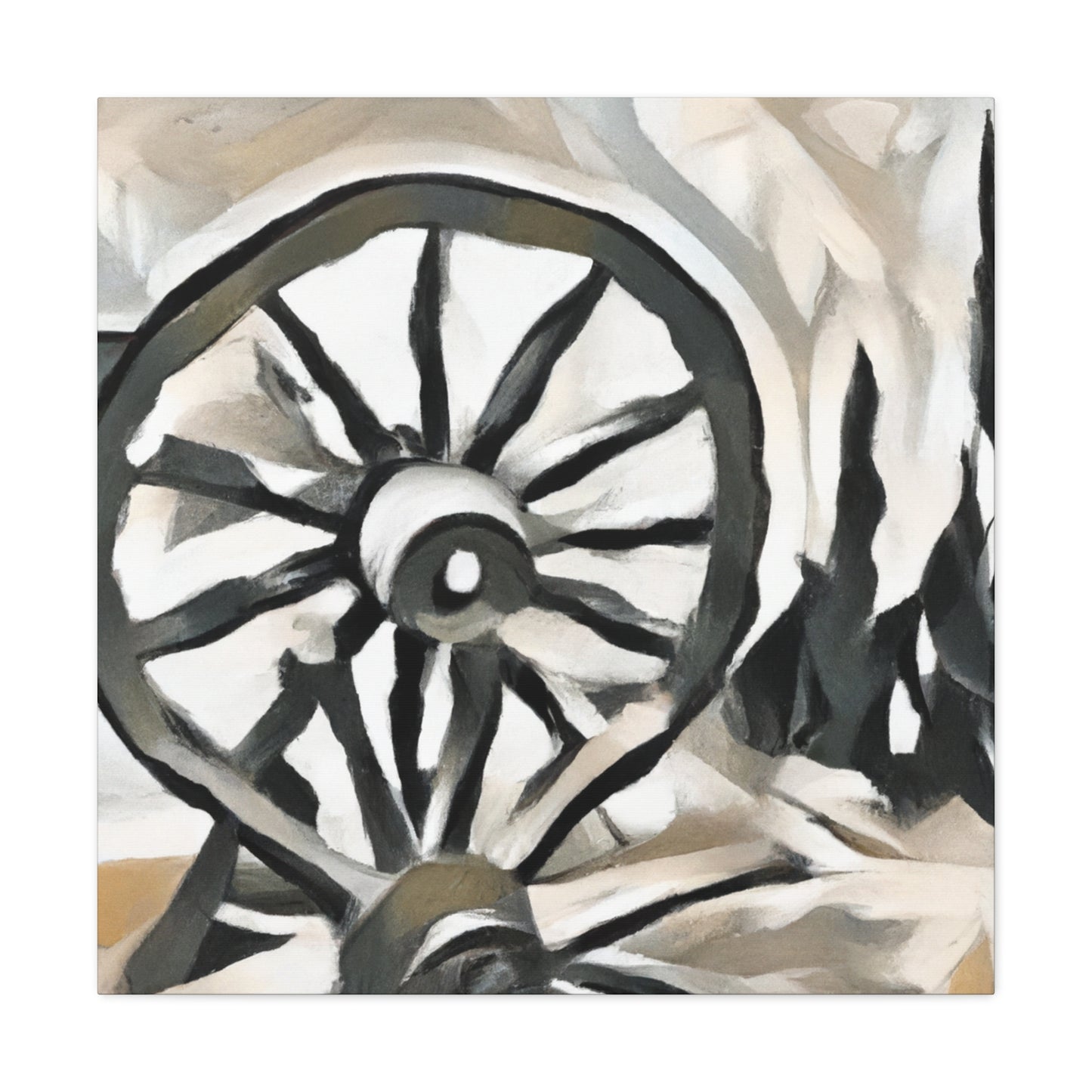 Wagon Wheel Revolutions - Canvas