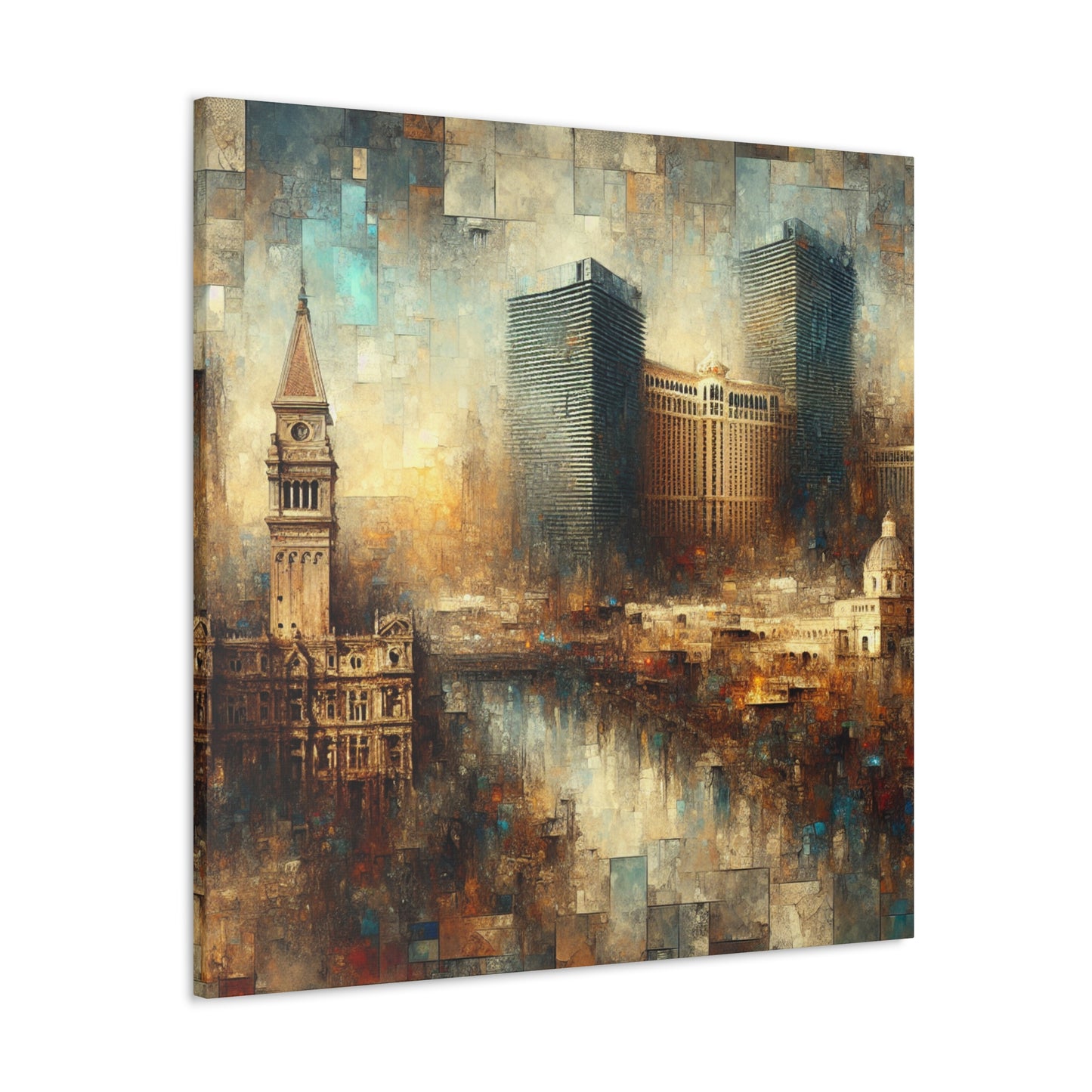 "Steam City Mirage Majesty" - Canvas