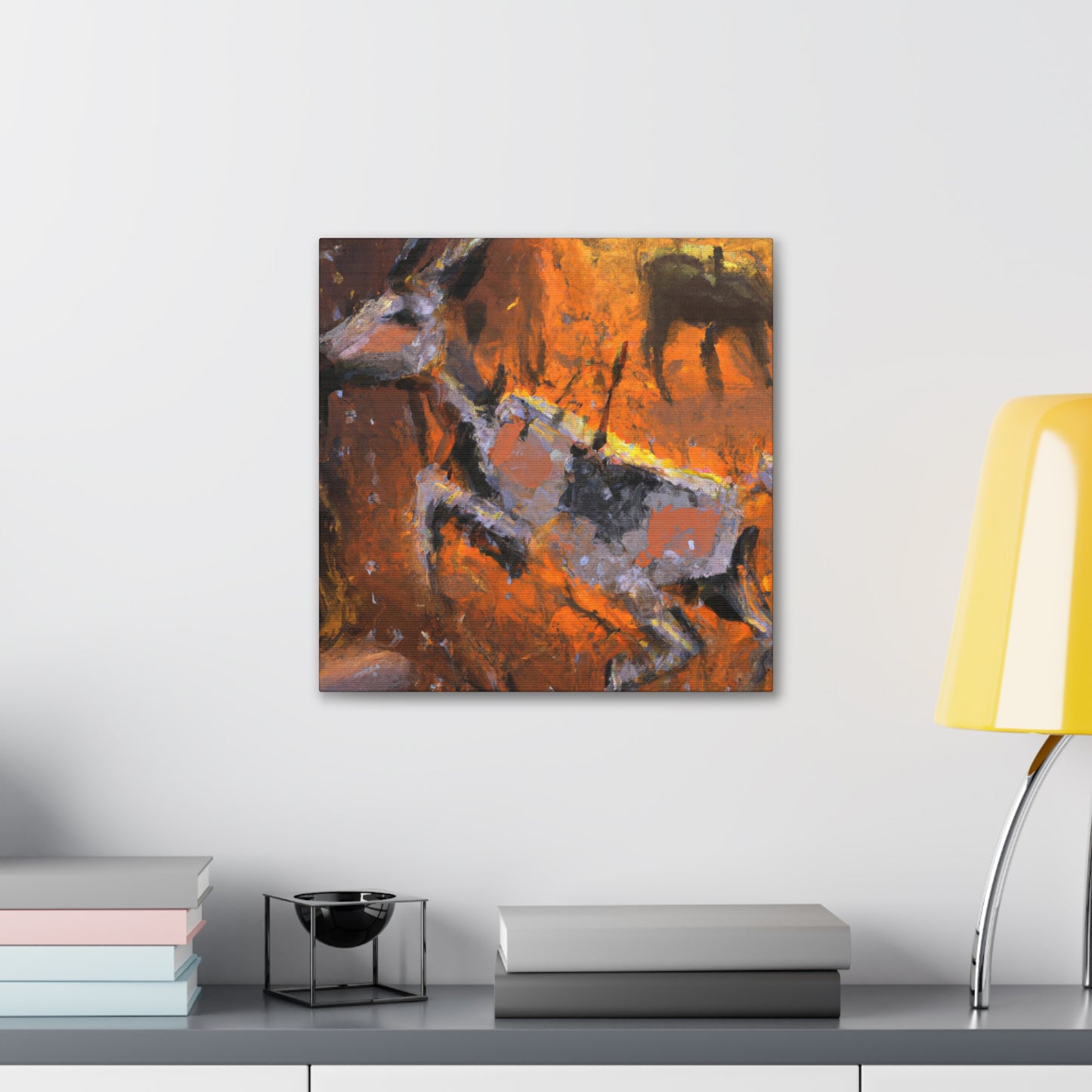 Wild Antelope Abstract - Canvas