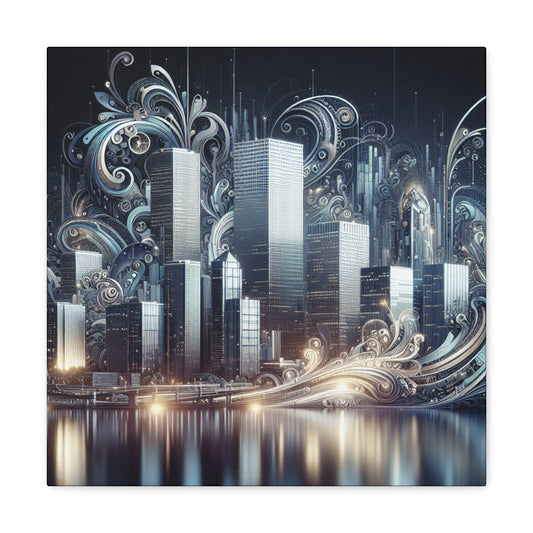 "Majestic Mile-High Metropolis" - Canvas