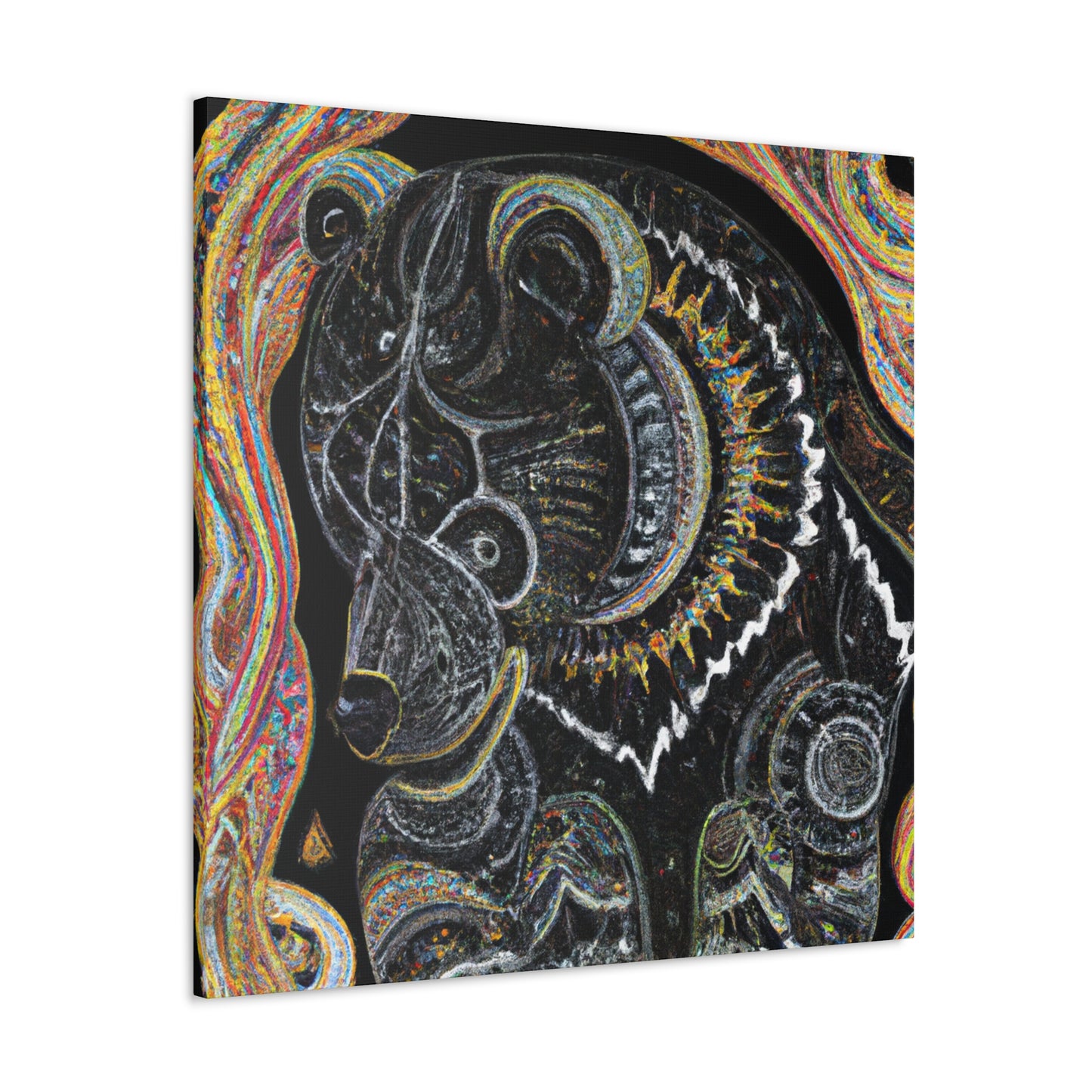 "Asiatic Black Bear Dream" - Canvas