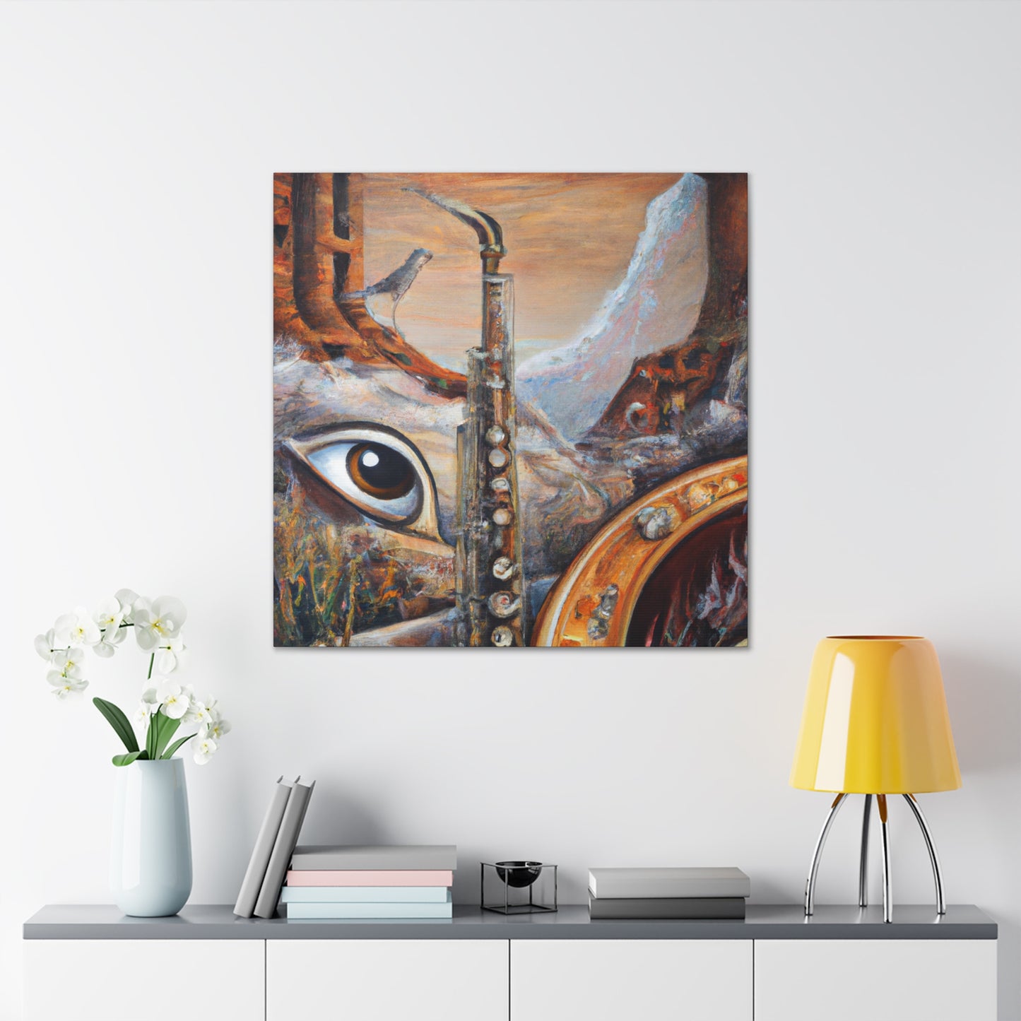 Flute of Abstraction - Canvas