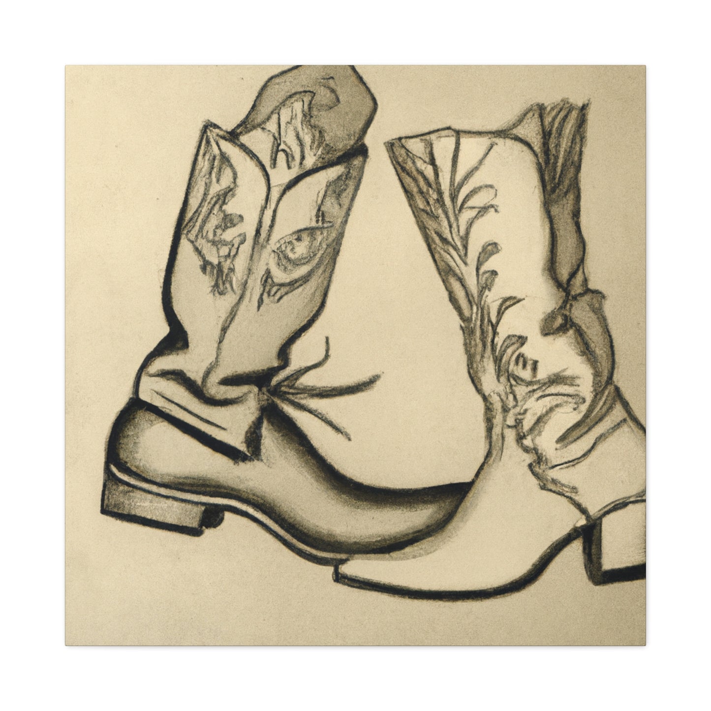 Boots in the Rococo - Canvas