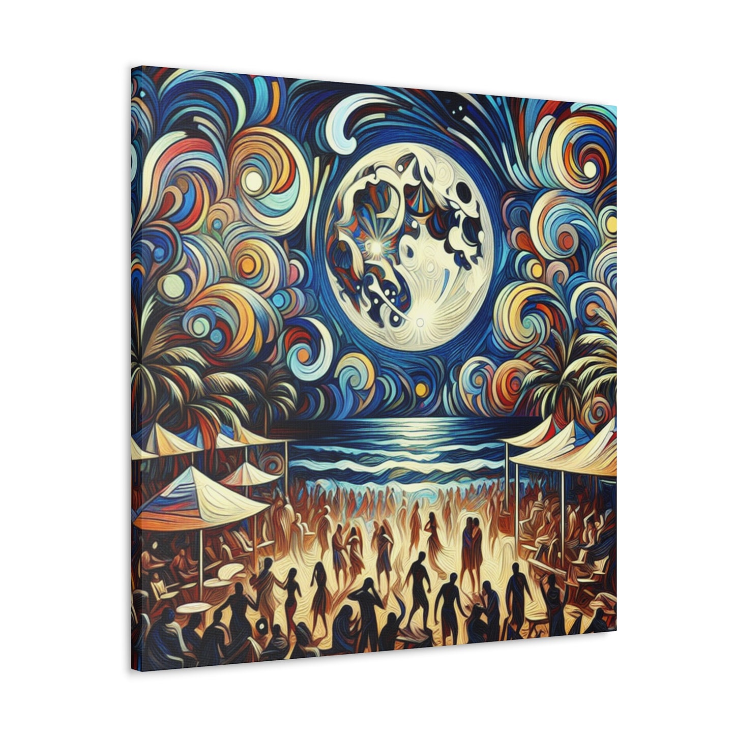 Lunar Fiesta by the Sea - Canvas