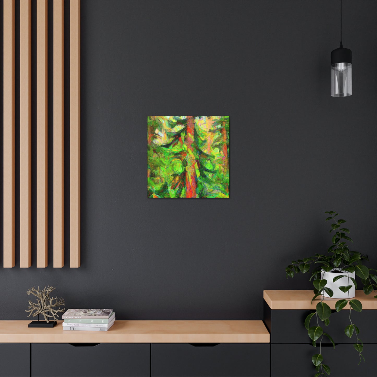 "Lush Redwood Forest" - Canvas