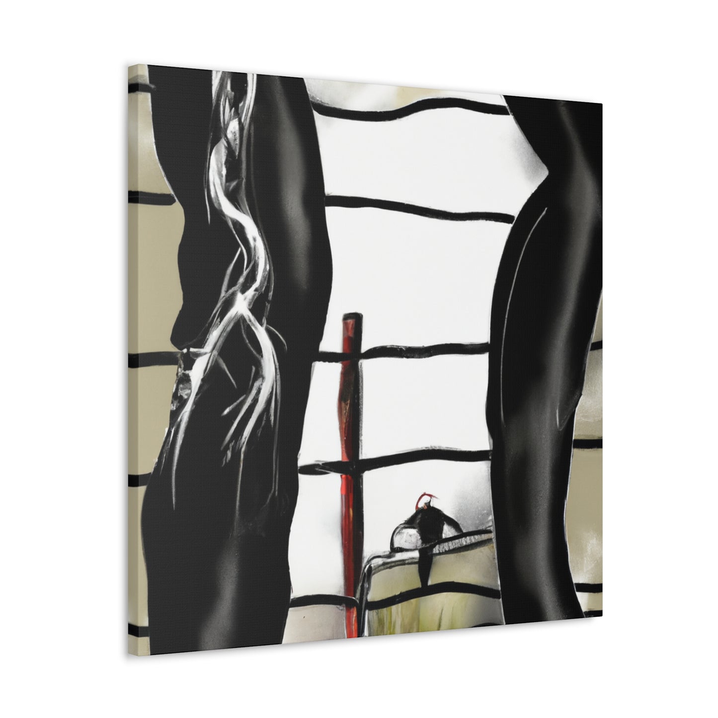 Barbed Wire Wonderment - Canvas