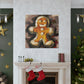 Gingerbread Man Deco - Canvas