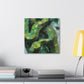 "Green Tree Python Vista" - Canvas